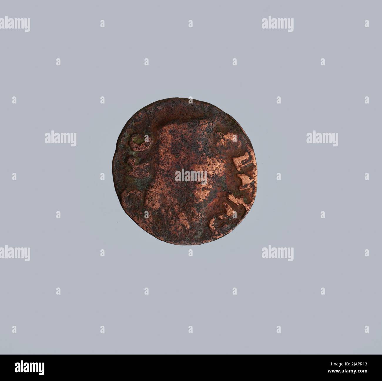 Falso moneta, corona shilIIng, Giovanni II Casimir (1649 1668) Foto Stock