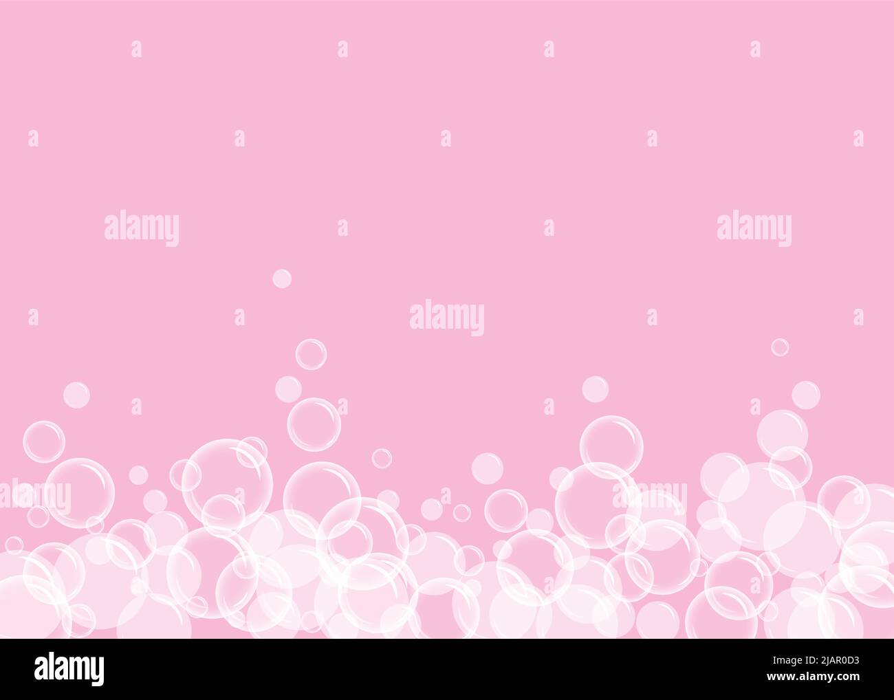 Illustrazione vettoriale con bolle d'aria di scongelamento. Illustrazione Vettoriale