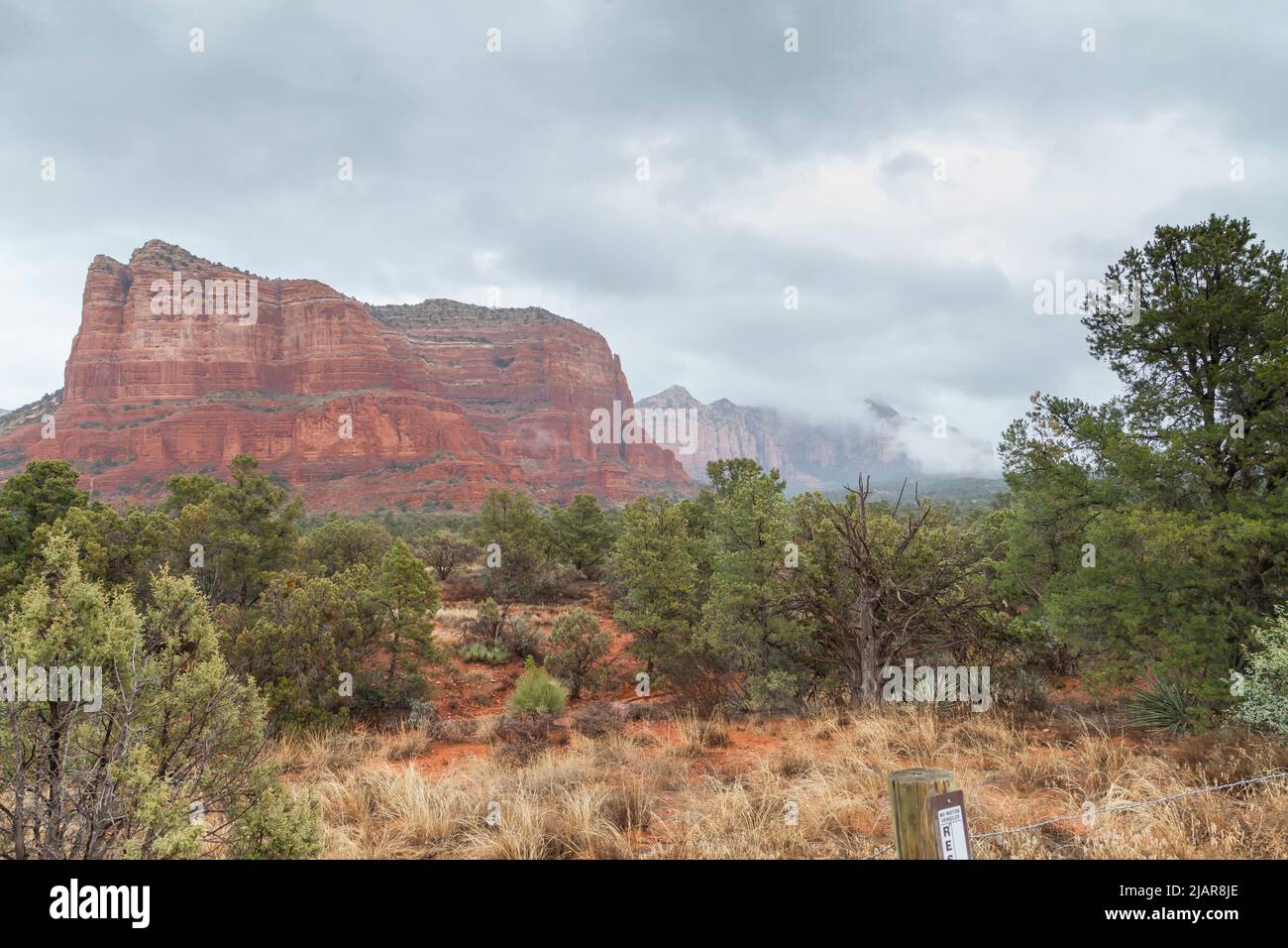 Courthouse Butte, a sud di Sedona, Arizona, Stati Uniti Foto Stock