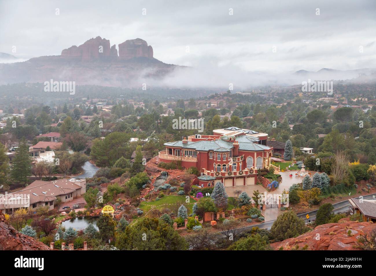 Ioan Cosmescu Mansion, Sedona, Arizona, Stati Uniti Foto Stock