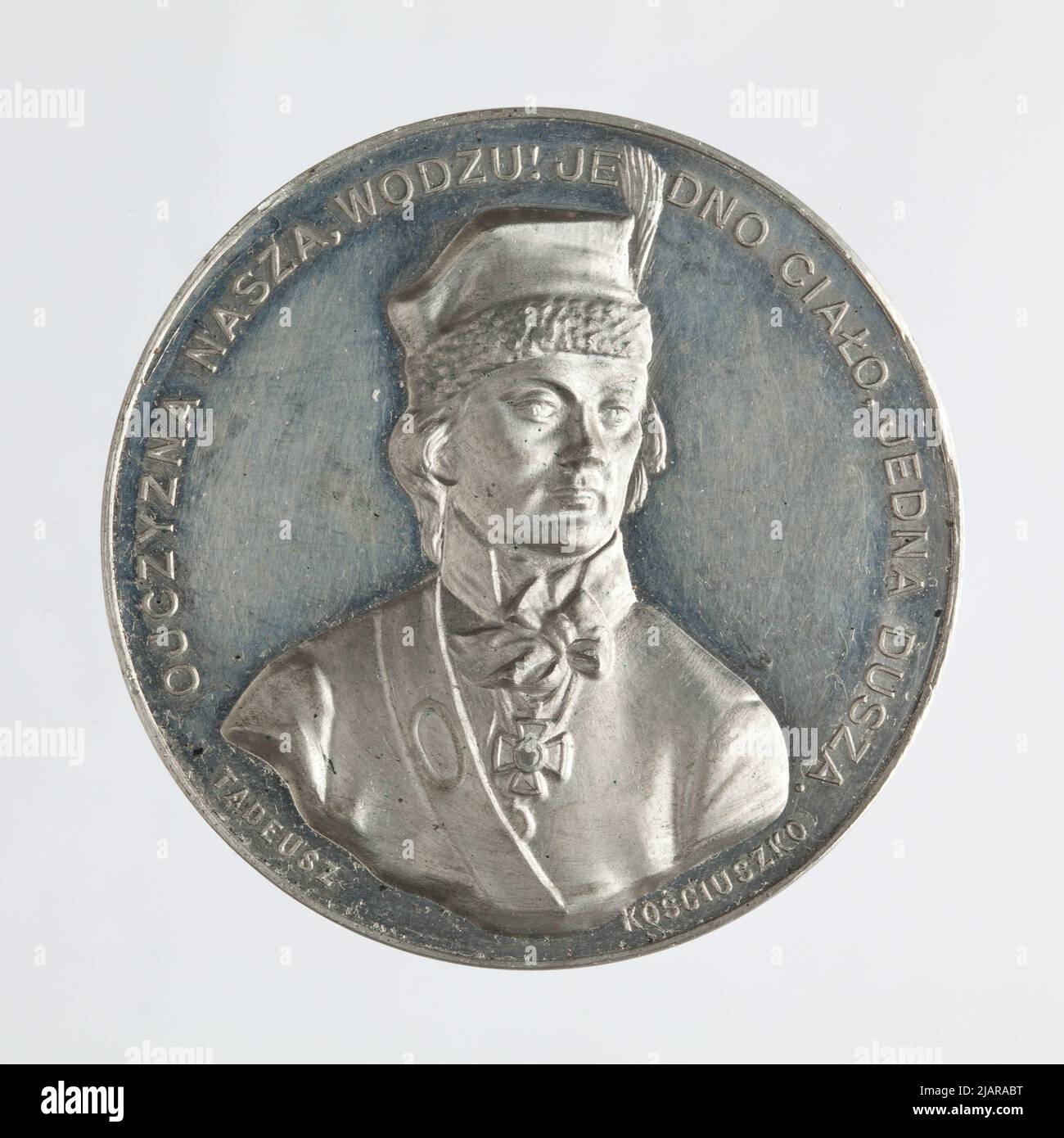 La medaglia ha colpito in occasione di un appello ai polacchi con una fusione di tre partizioni, annunciata a Varsavia il 14 agosto 1914. Bernstein, Wilhelm Foto Stock