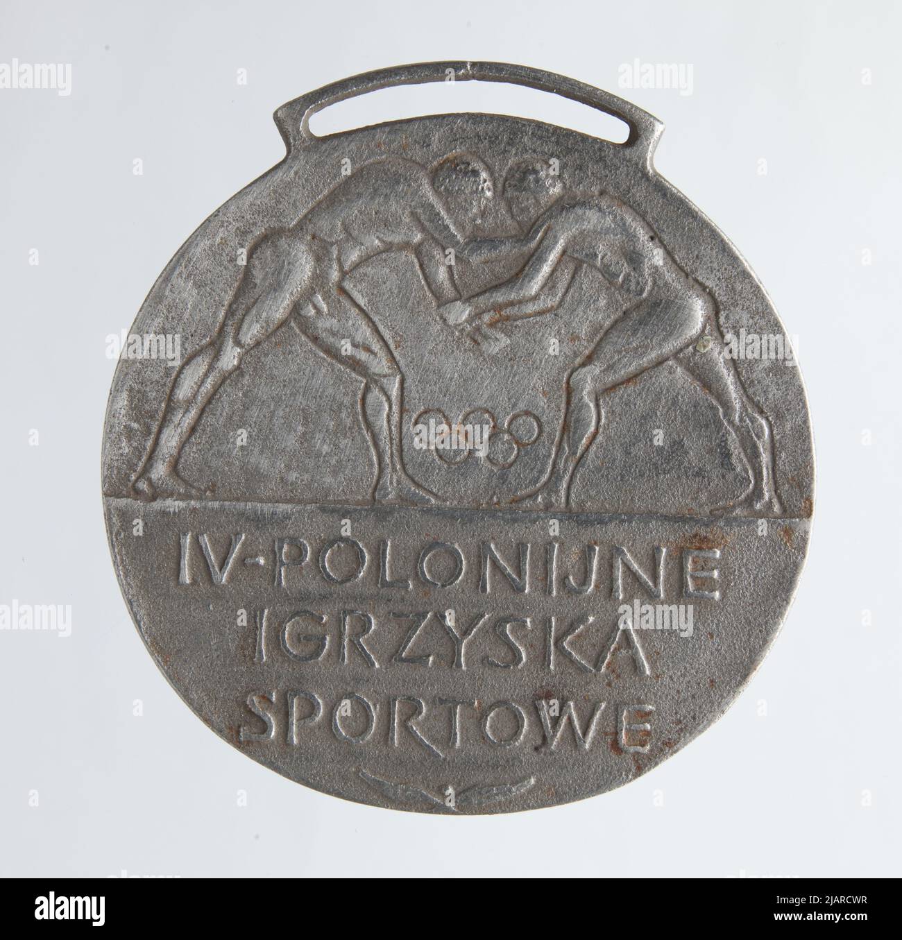 Medaglia sportiva: IV Giochi sportivi polacchi, Kraków 1981 Foto Stock
