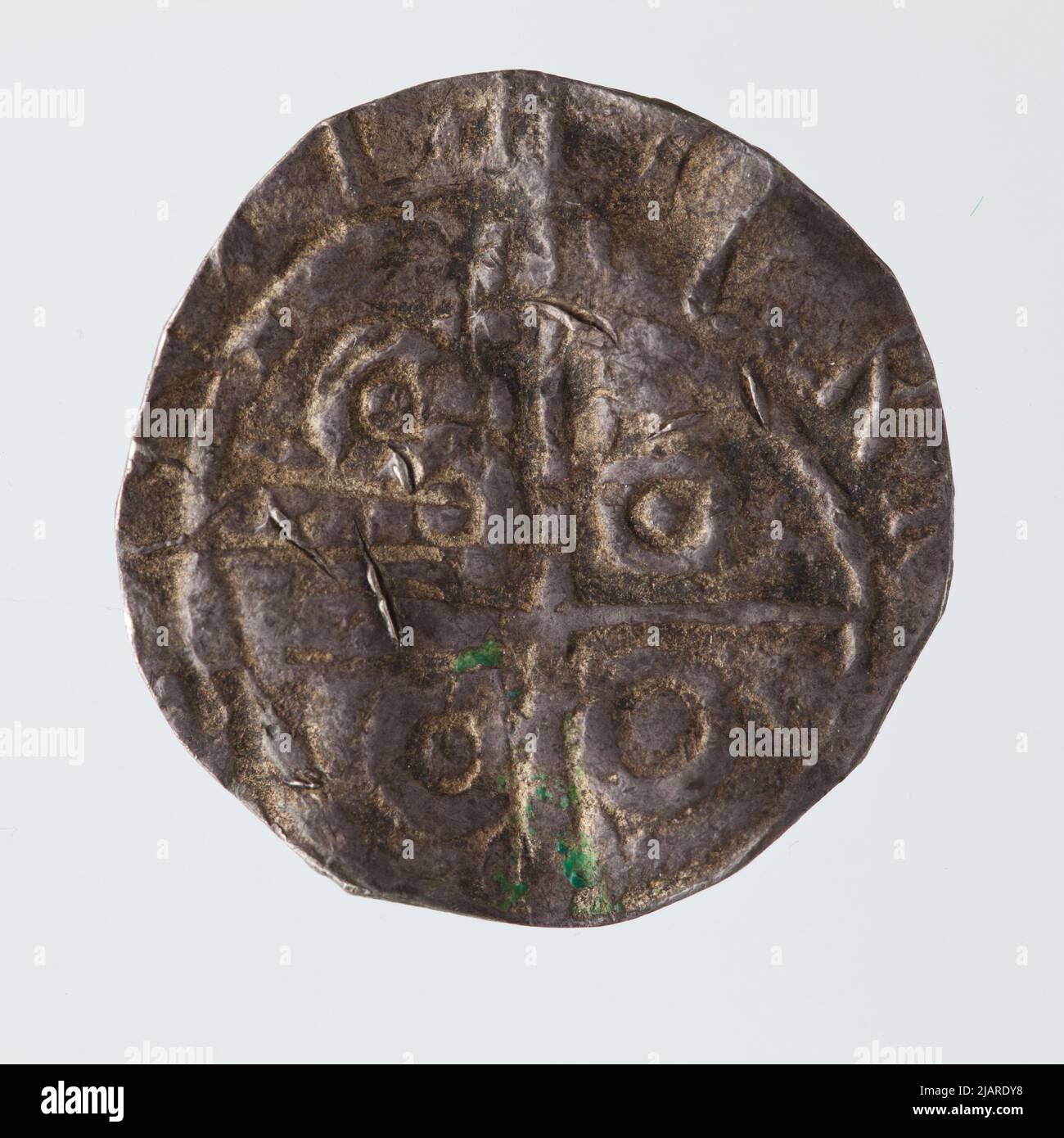 Bolesław Chrobry (992-1025), Denar, Grande Polonia, Kujawy o Mazovia Settentrionale, dopo 1010 Bolesław Chrobry (992 1025) Foto Stock