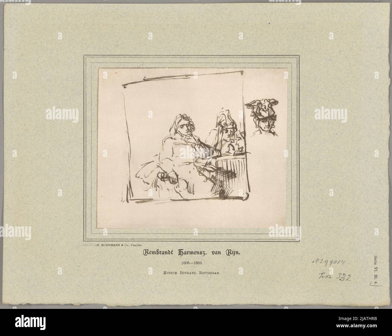 Bliżej Kultury H. Kleinmann & Co Haarlem, Rembrandt van Rijn (1606 1669) Foto Stock