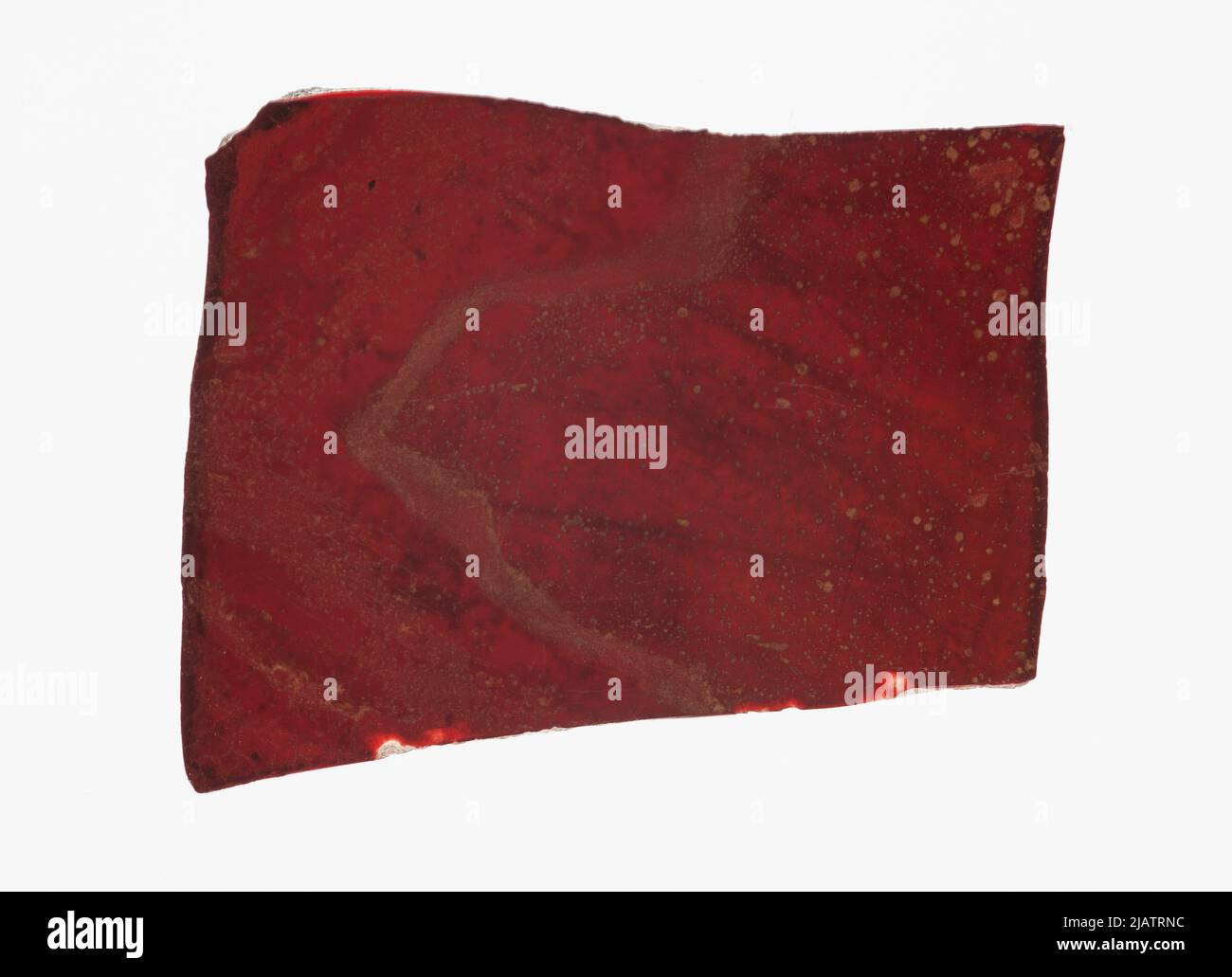 Un frammento di vetro colorato Foto Stock