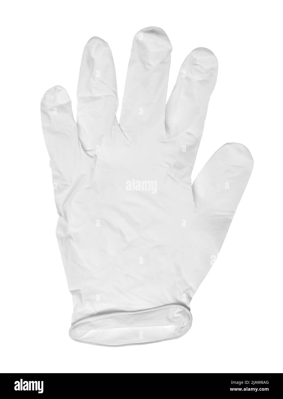 guanto in lattice protezione virus igiene medica Foto Stock