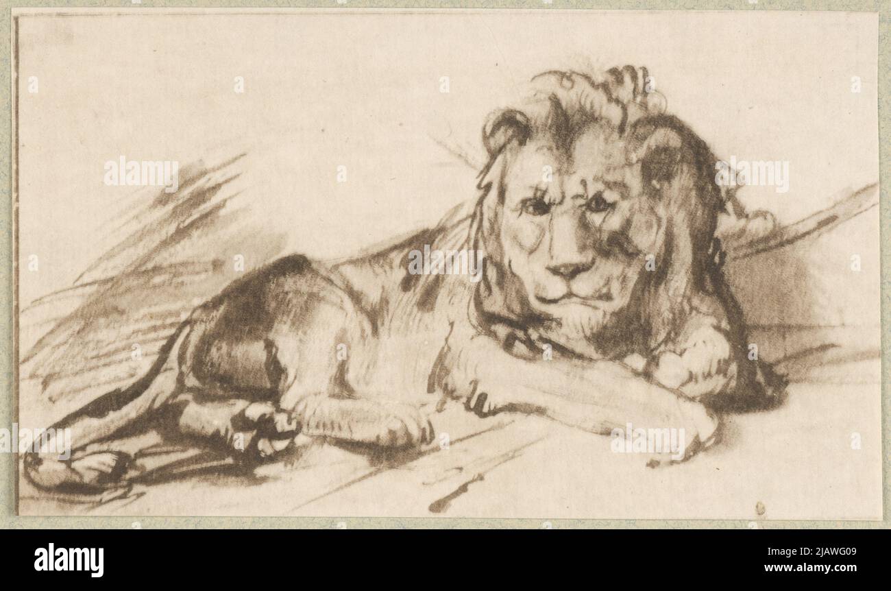 Bliżej Kultury Rembrandt van Rijn (1606 1669), H. Kleinmann & Co Haarlem Foto Stock