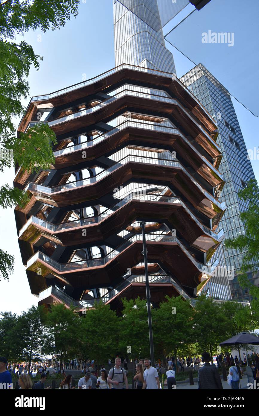 La nave, Hudson Yards, Manhattan, New York City, USA. Foto Stock