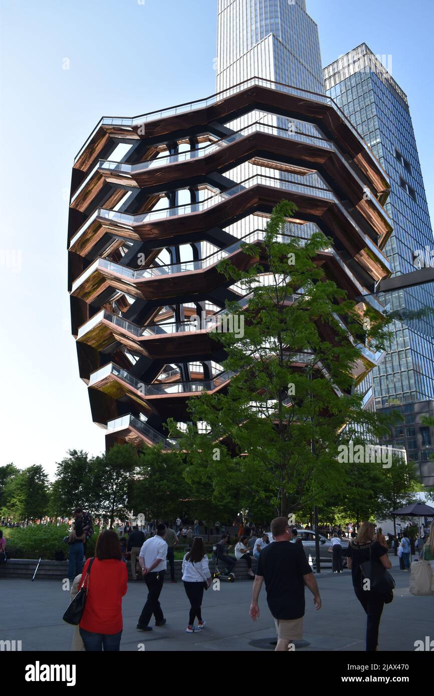 La nave, Hudson Yards, Manhattan, New York City, USA. Foto Stock