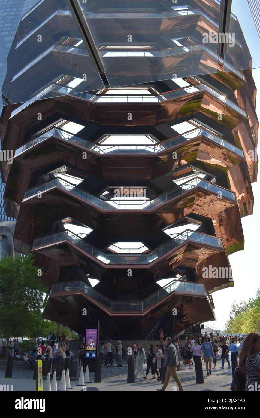 La nave, Hudson Yards, Manhattan, New York City, USA. Foto Stock