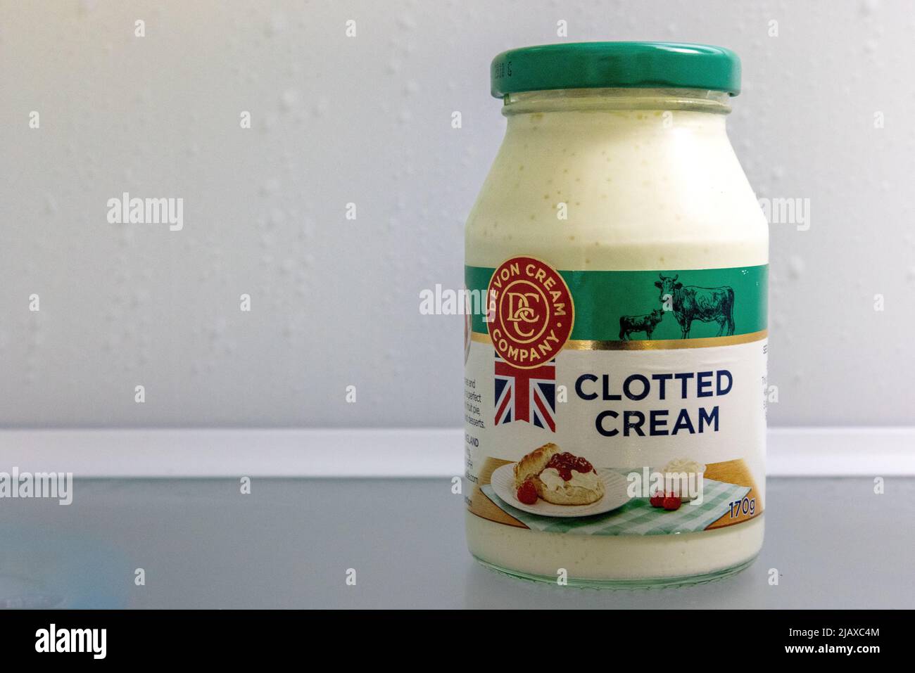 Devon Cream Company Crema coagulato Foto Stock