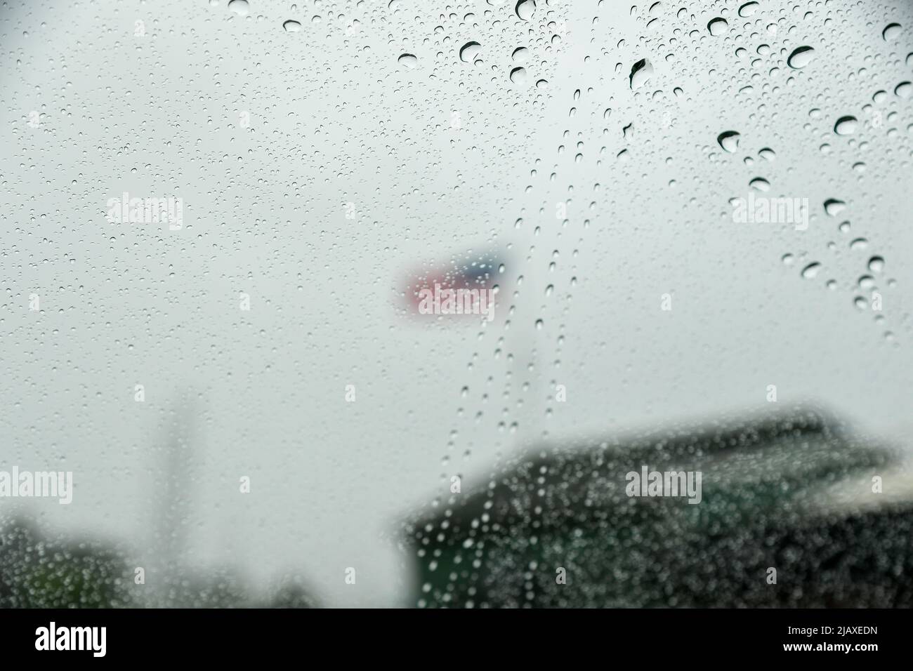 Foto di Elsa tempesta tropicale. Tempesta tropicale Elsa Drenching New England dopo deluging Mid-Atlantic ©Paul Todd/OUTSIDEIMAGES.COM IMMAGINI ESTERNE PHO Foto Stock