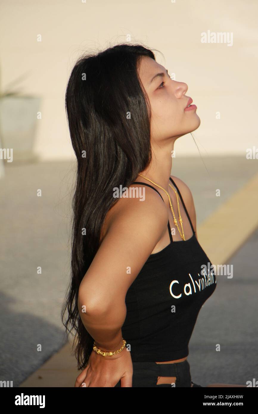 L'isola di Koh Tao, Thailandia, con modello Yuwadee Kulwong Foto Stock