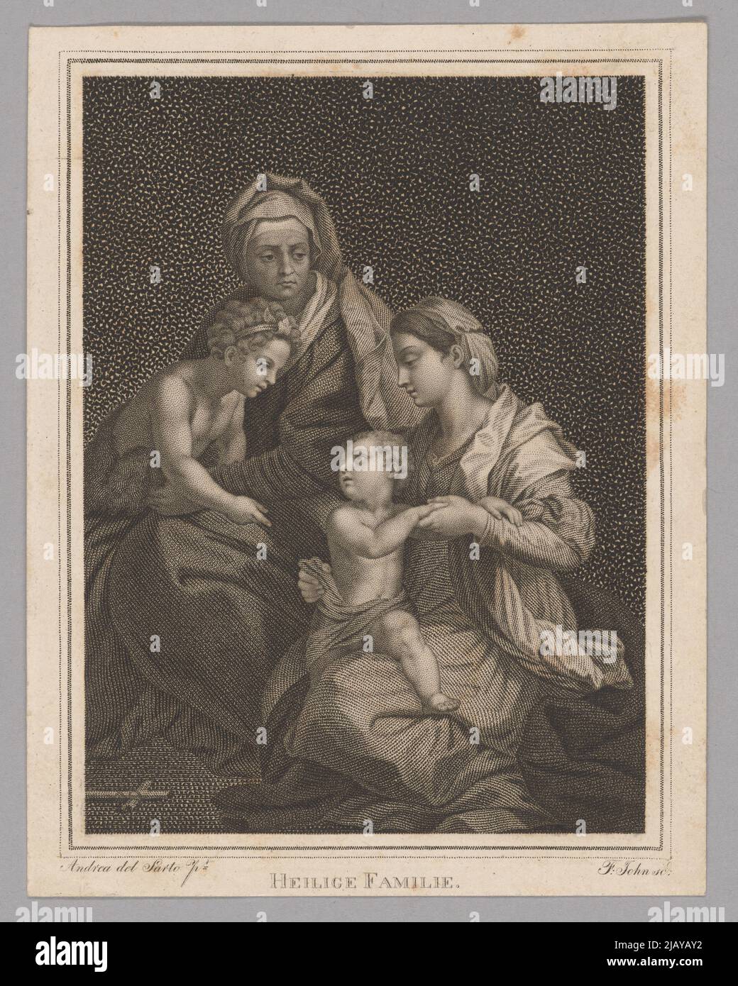 Bliżej Kultury John, Friedrich (1769 1843), Andrea del Sarto (1486 1530) Foto Stock