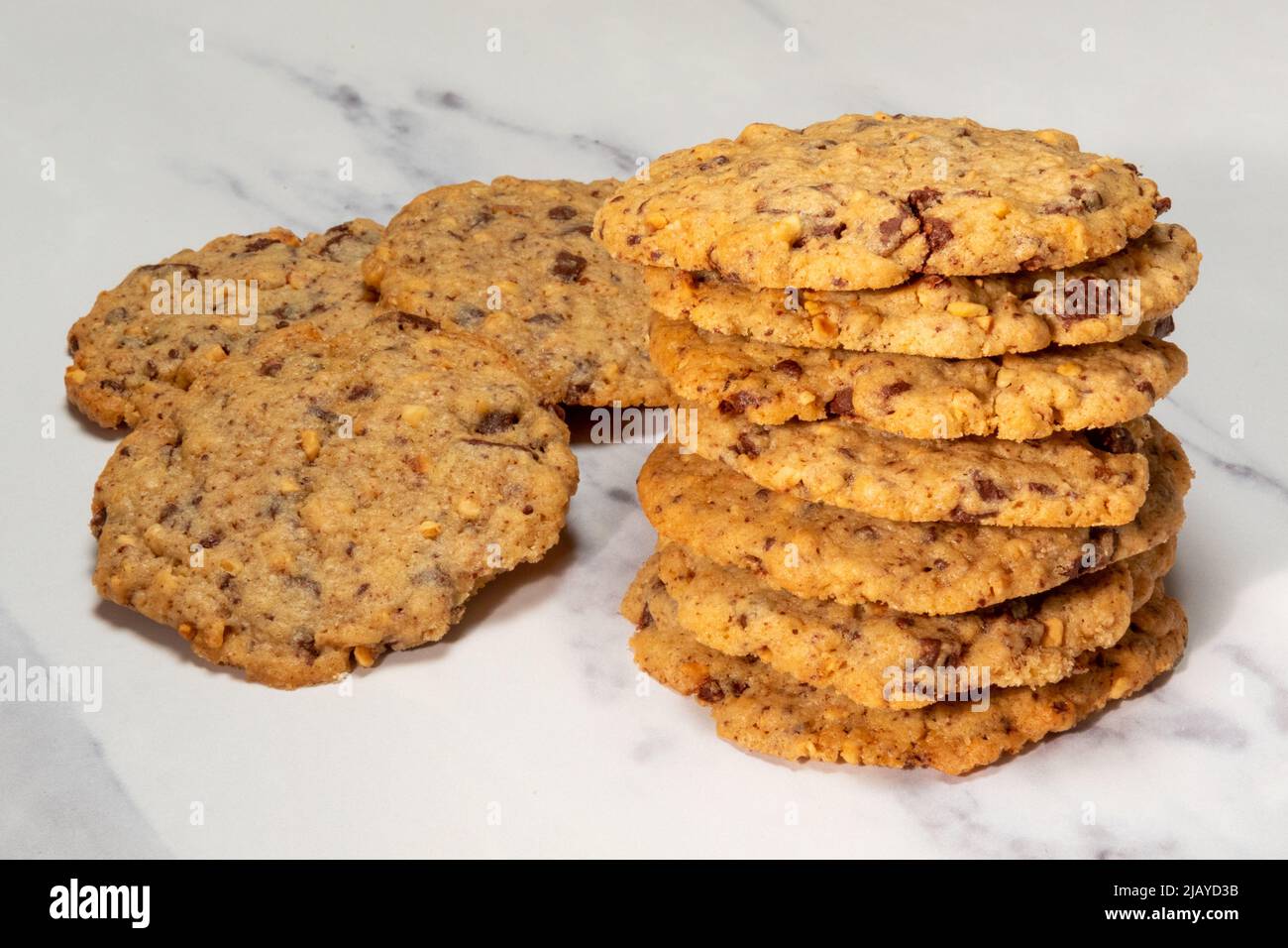 biscotti choc n nut Foto Stock