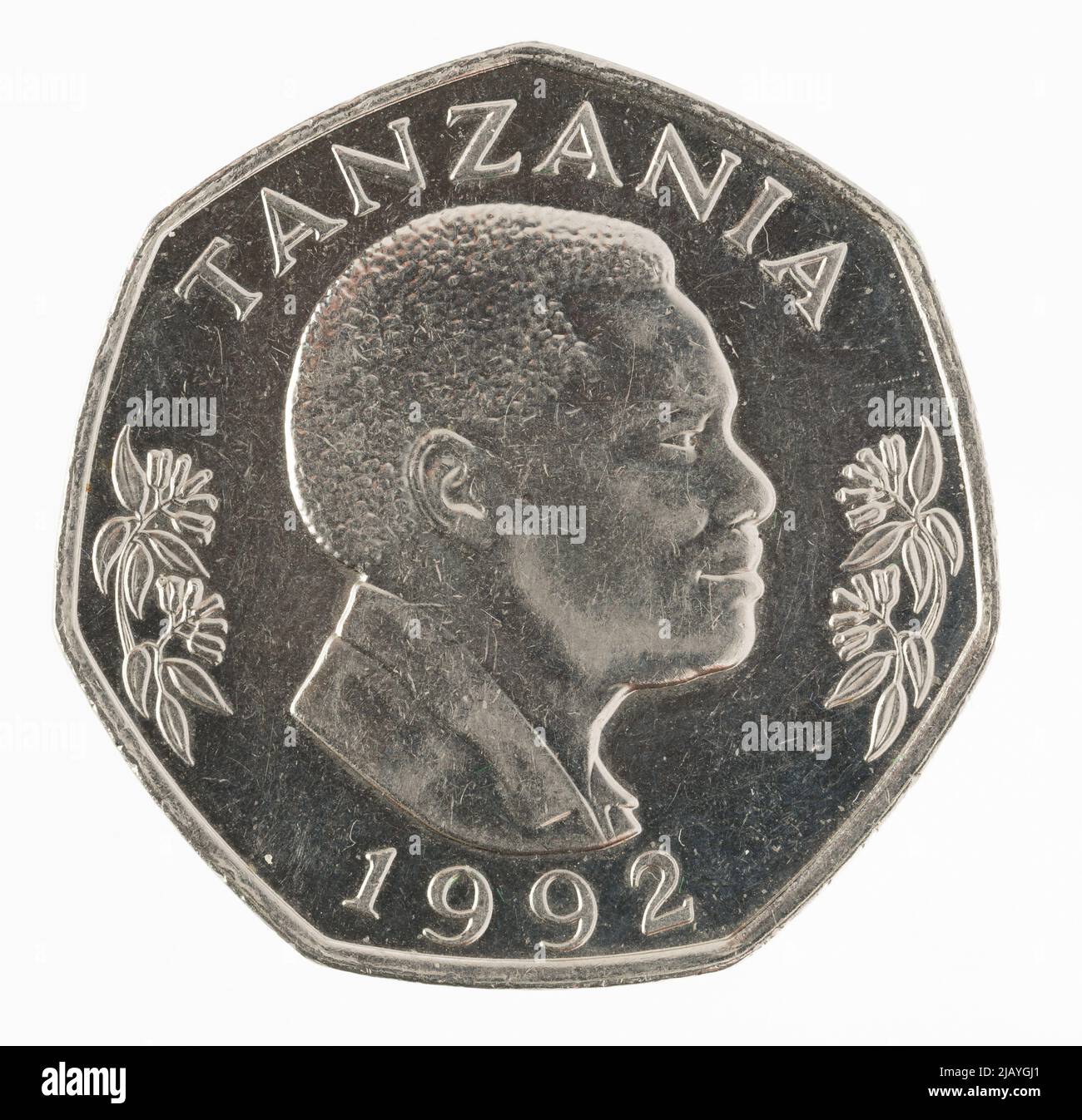 Tanzania, 20 Szylings, 1992 Royal Canadian Mint Foto Stock