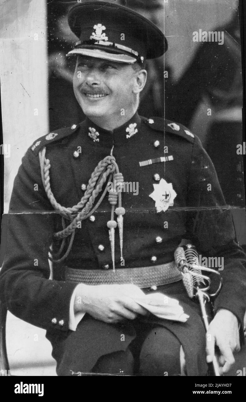 Duca di Gloucester. Novembre 21, 1934. Foto Stock