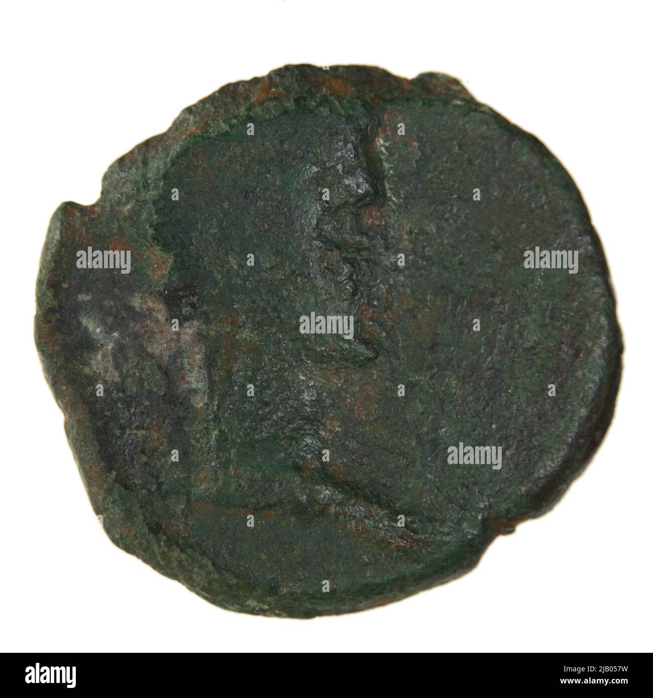 Mauritania, Tolomeo (23 40), moneta marrone (AE) Tolomeo (23 40) Foto Stock