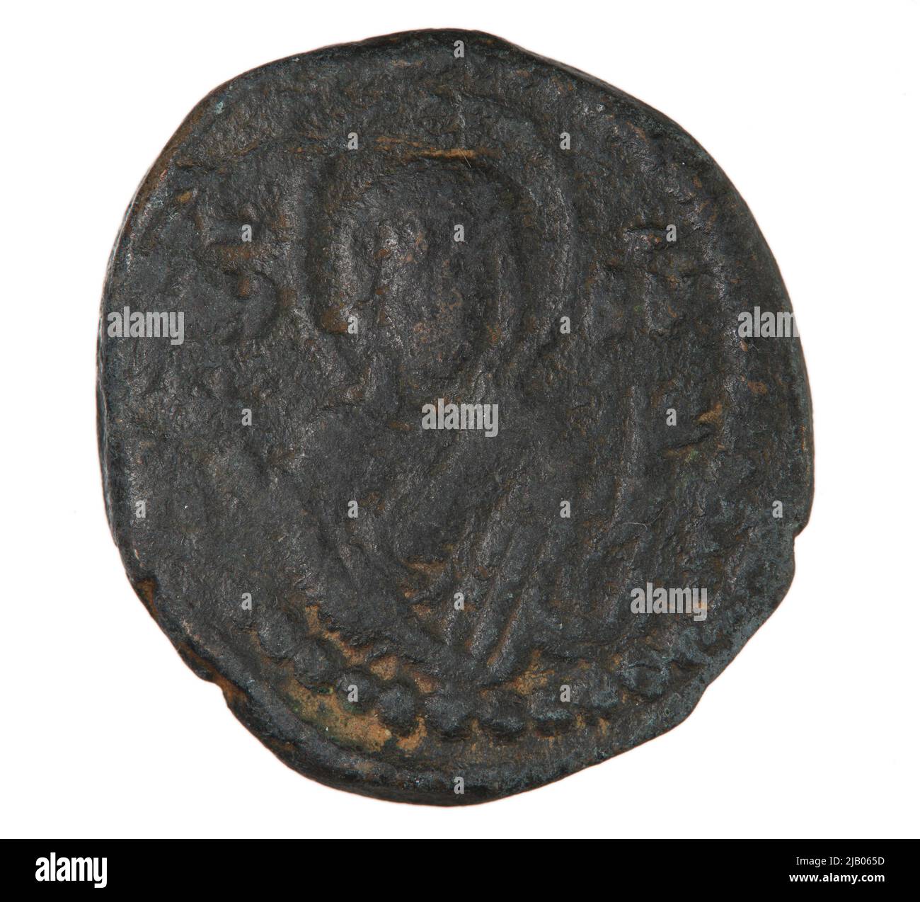 Impero bizantino, follia anonima (IV 1068 1071); Classe G, AE, IV (1068 1071) Foto Stock