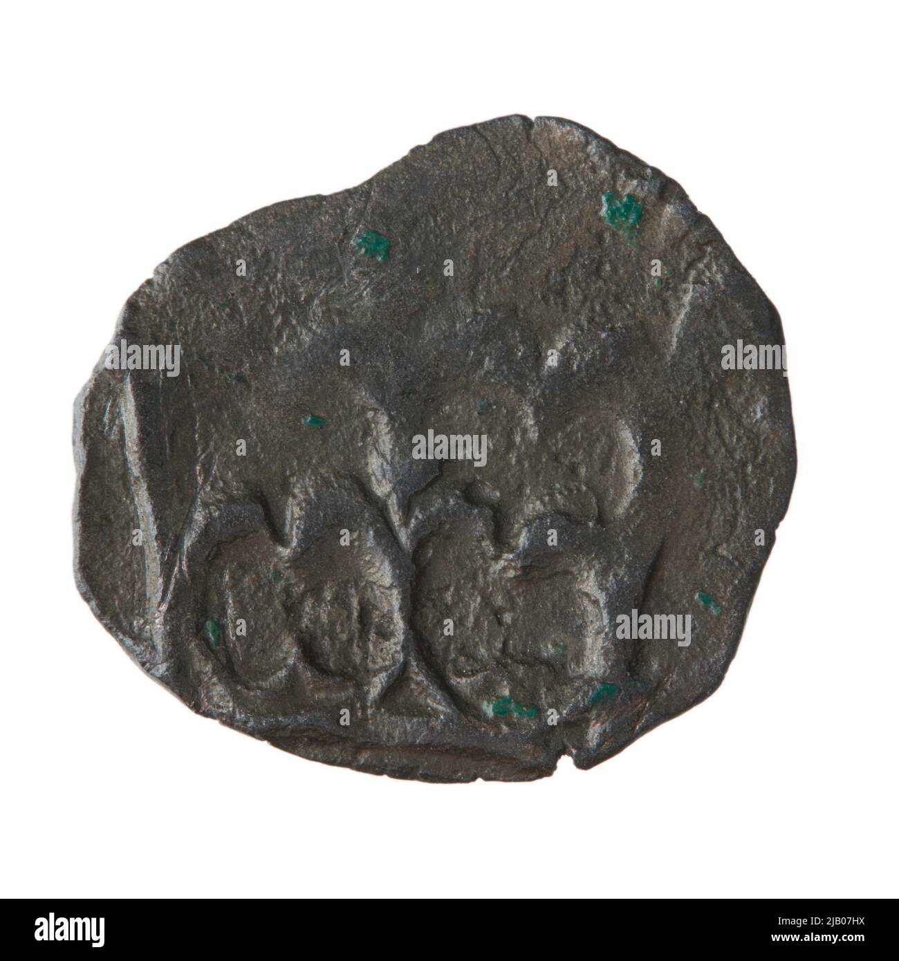 Polonia, Władysław Warneńczyk (1434 1444), Denar, 1434 1444, Città di Cracovia Zecca di Kraków, W Adys AW Warne Czyk (Re di Polonia, 1434 1444) Foto Stock