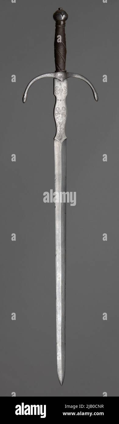 Imitazione di una spada medievale Foto Stock