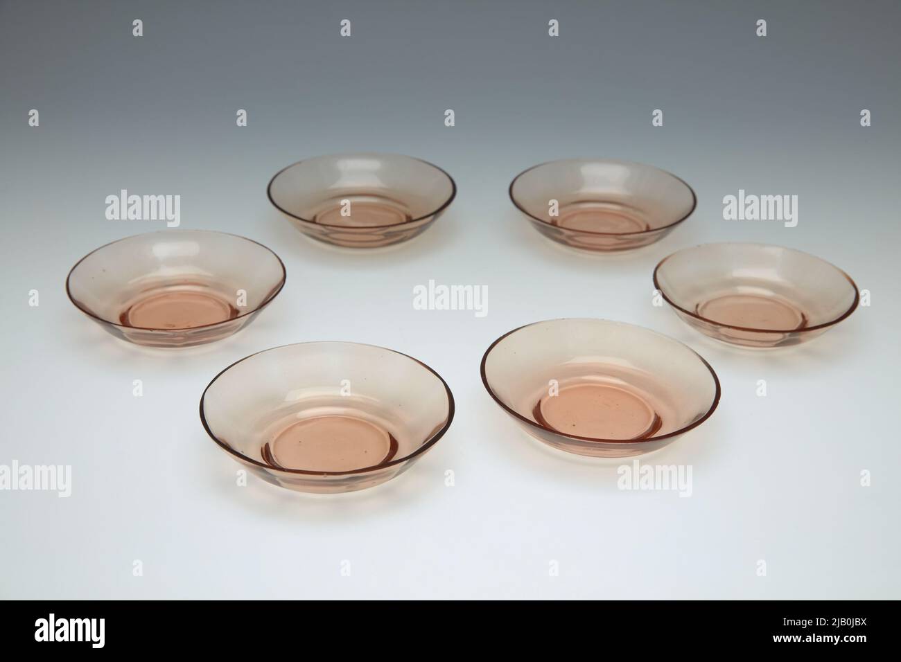 Sei salse Glassworks Hydrangea Foto Stock