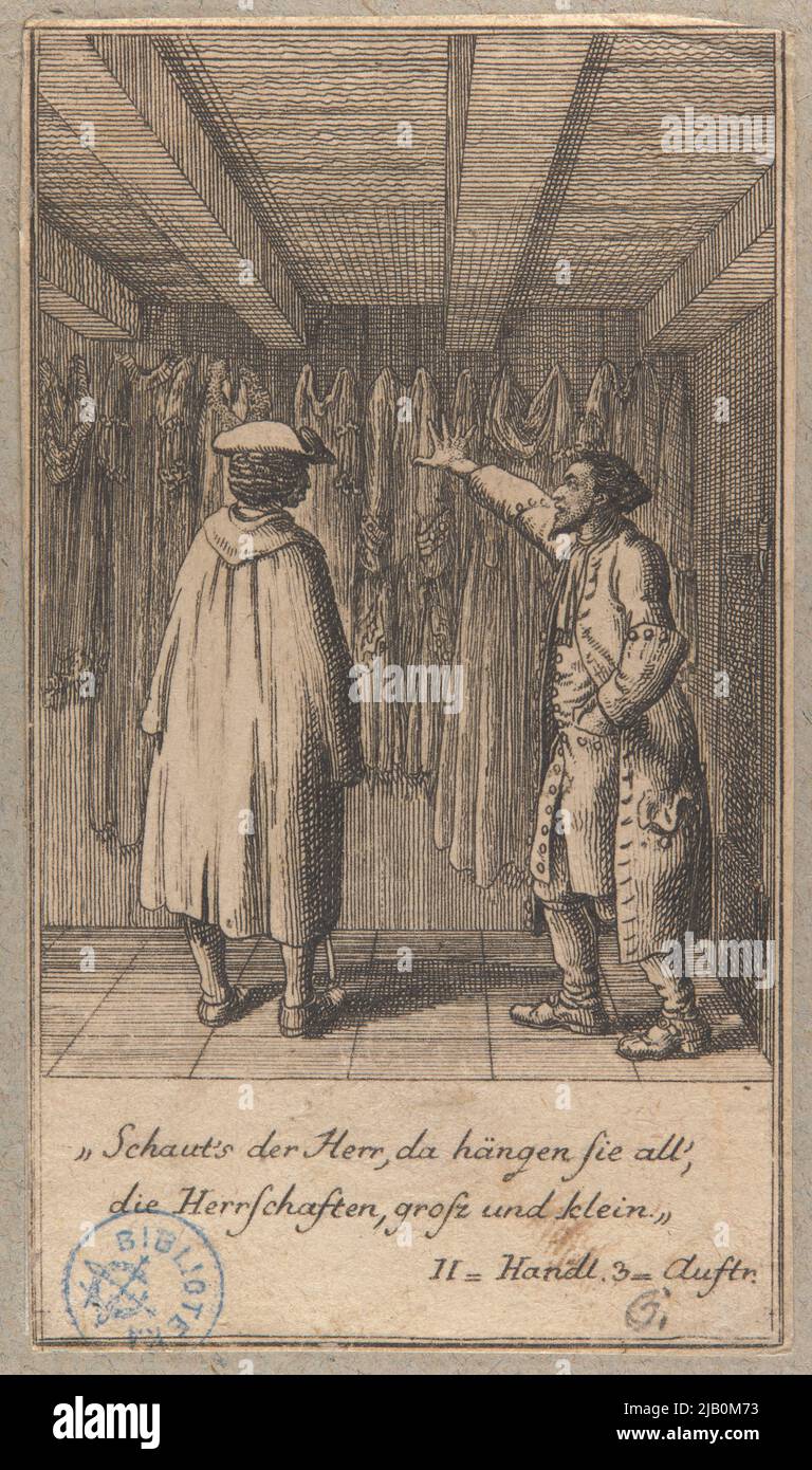 6 (dal 12) all'arte di G. F. Grossmann non più di sei ciotole [non più di sei ciotole] Posted in: Lauenburger Genealogisches Calender for 1792 Chodowiecki, Daniel Nikolaus (1726 1801) Foto Stock