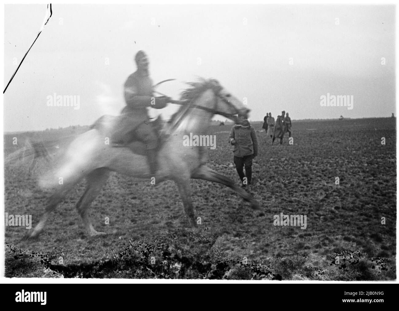 Tadeusz Grabowski secondo tenente del reggimento Uhlans del 2nd della seconda Brigata delle legioni polacche. Fronte delle legioni polacche in Volynia. Janowski, Stanisław (1866 1942) Foto Stock