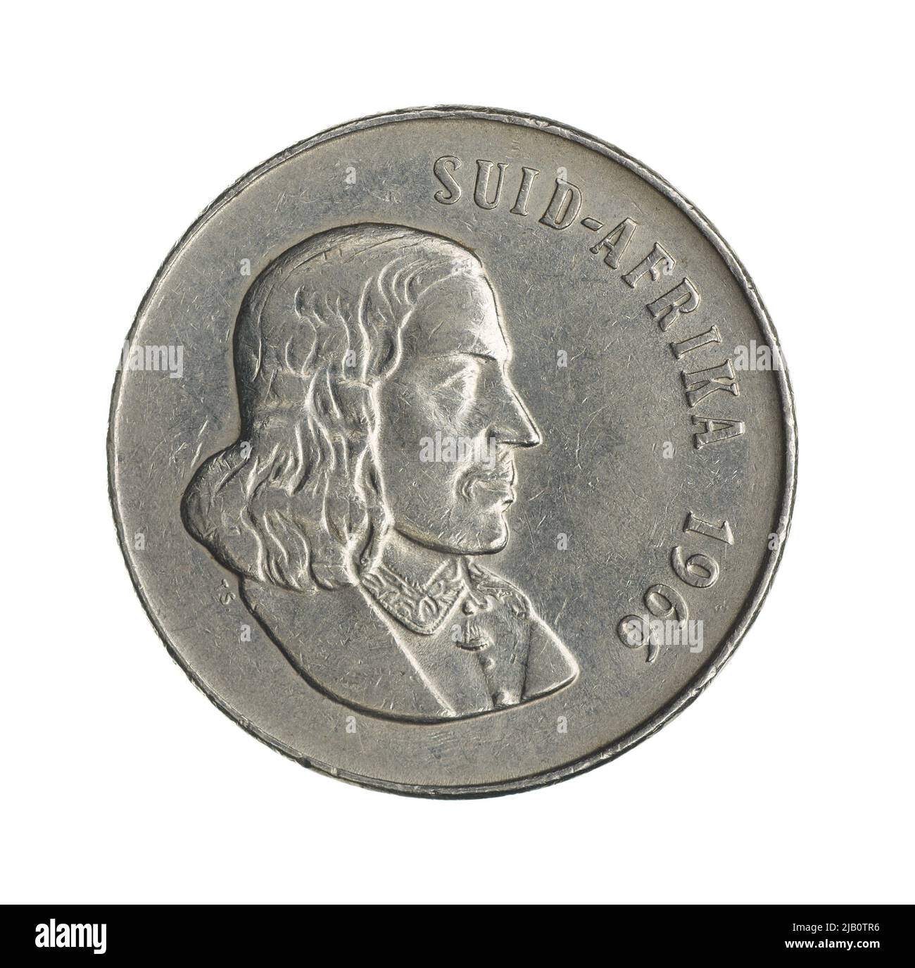 Repubblica sudafricana, 50 CENTESIMI, 1966 Foto Stock