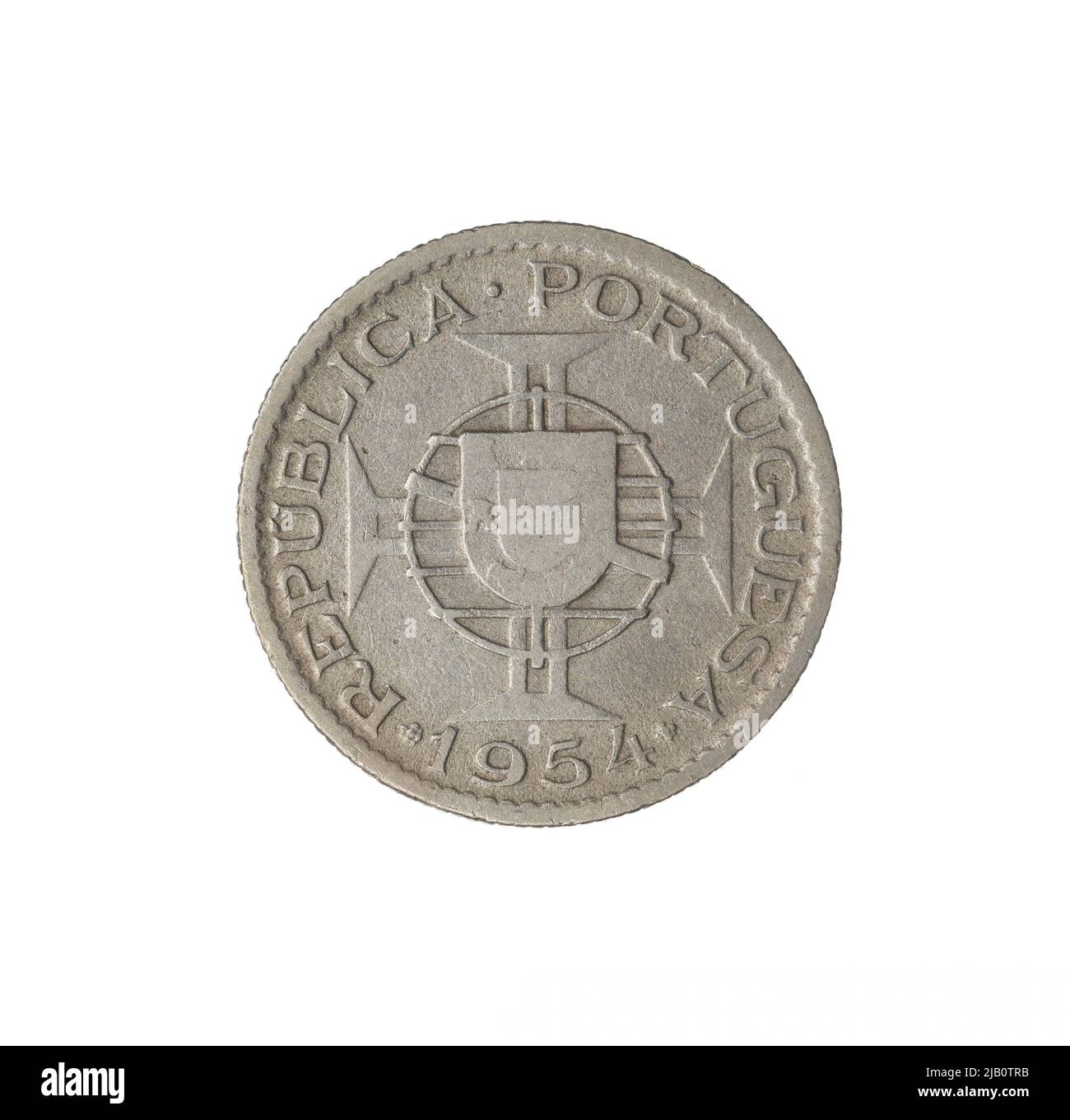 Mozambik (Repubblica del Portogallo), 2,5 scudi, 1954 Foto Stock