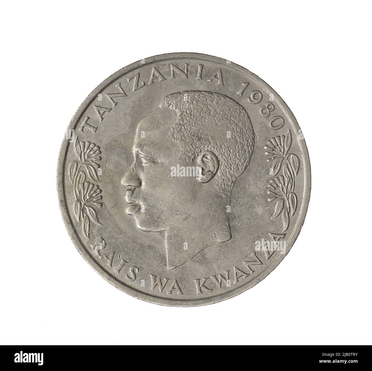 Tanzania, 1 shillings, 1980 Foto Stock