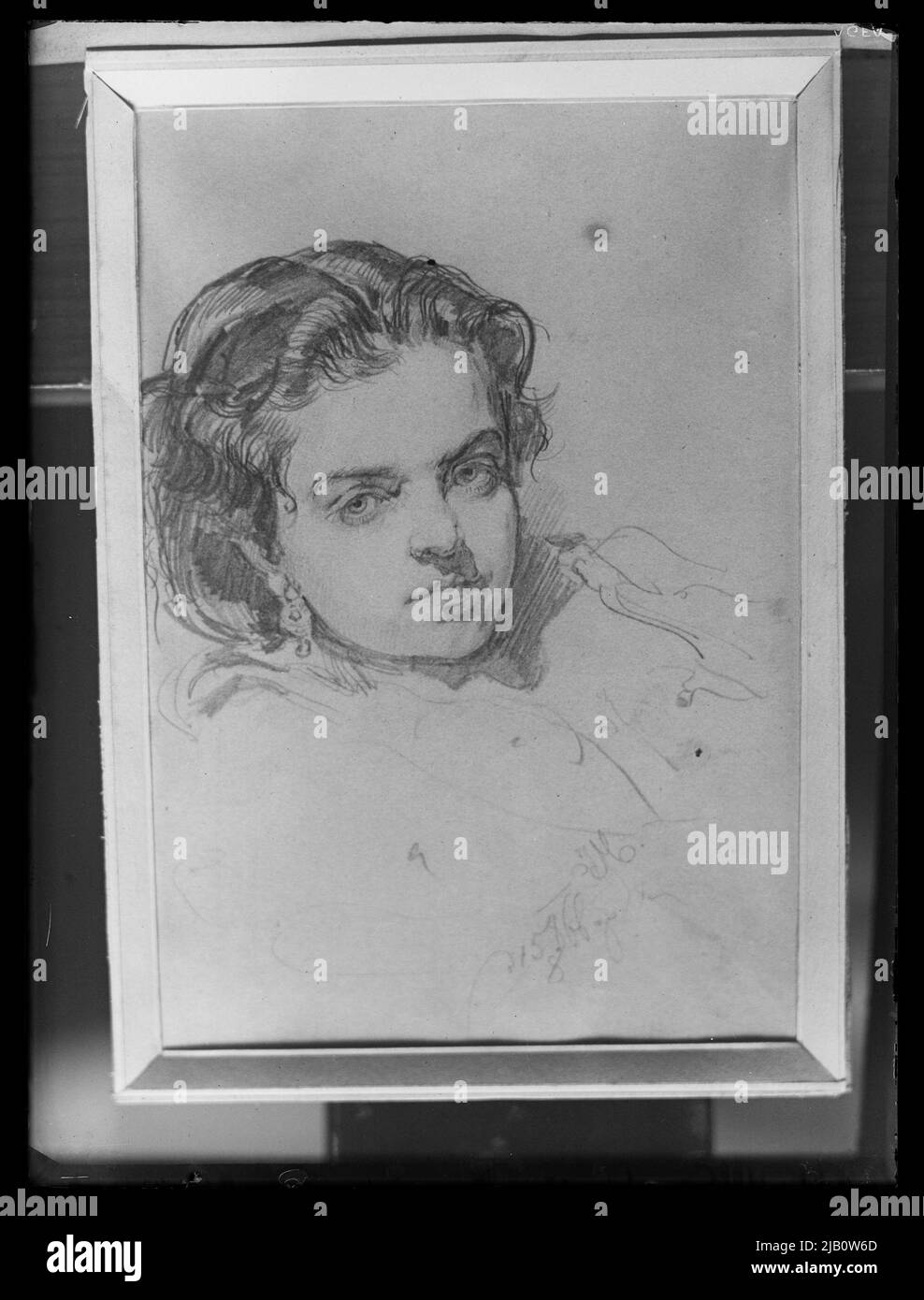 Museo Nazionale di Cracovia Jan Matejko, Główka disegno sconosciuto Foto Stock