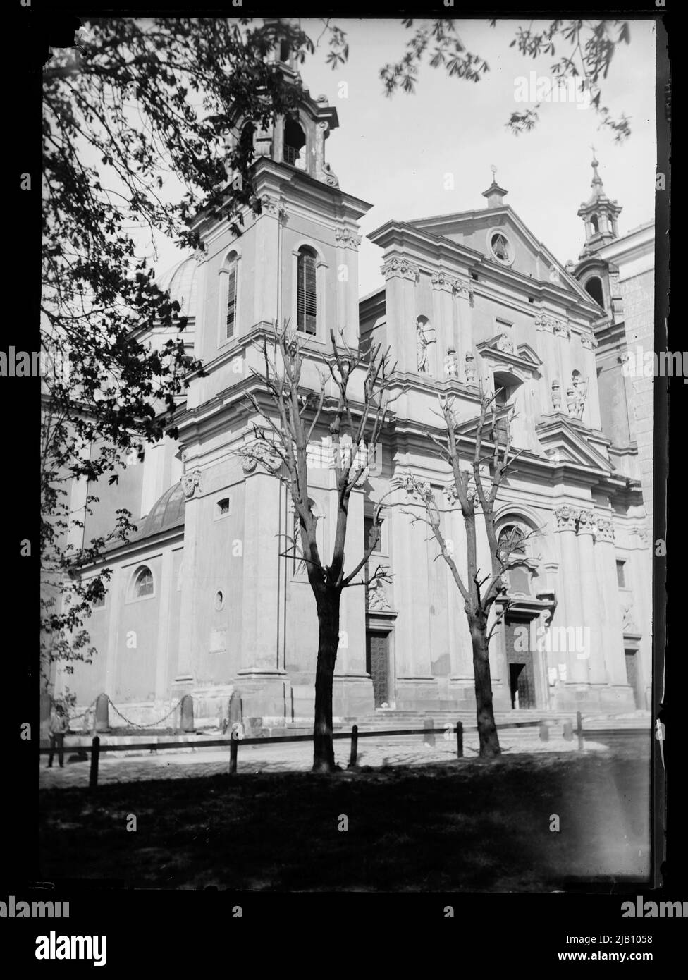 Chiesa Santa di Cracovia. Anna, vista da pianta (dal sud di Zach) sconosciuto Foto Stock