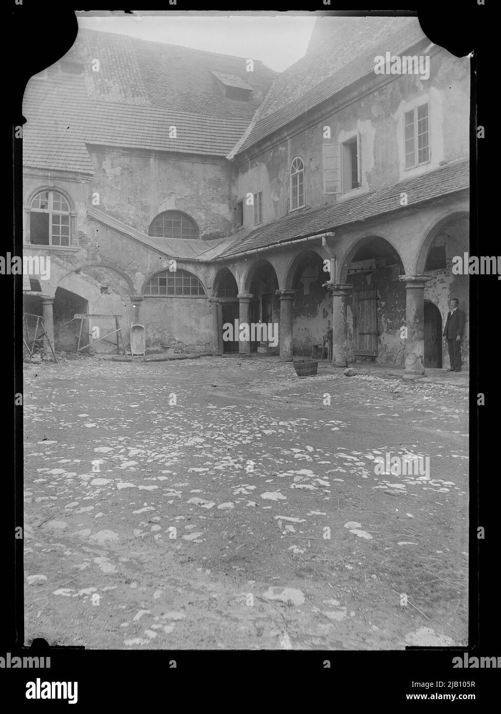 Kraków Monastero dei canoni regolari Lateranensi presso la chiesa Corpus Christi, Viridar orientale sconosciuto Foto Stock