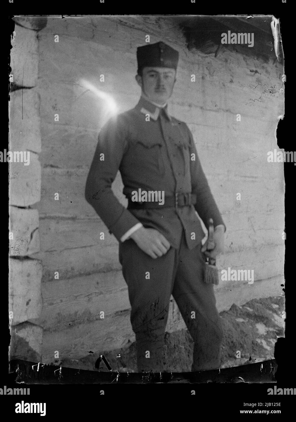 Chorąży 3 pp delle legioni polacche. Fronte delle legioni polacche a Volynia / / Janowski, Stanisław (1866 1942) Foto Stock