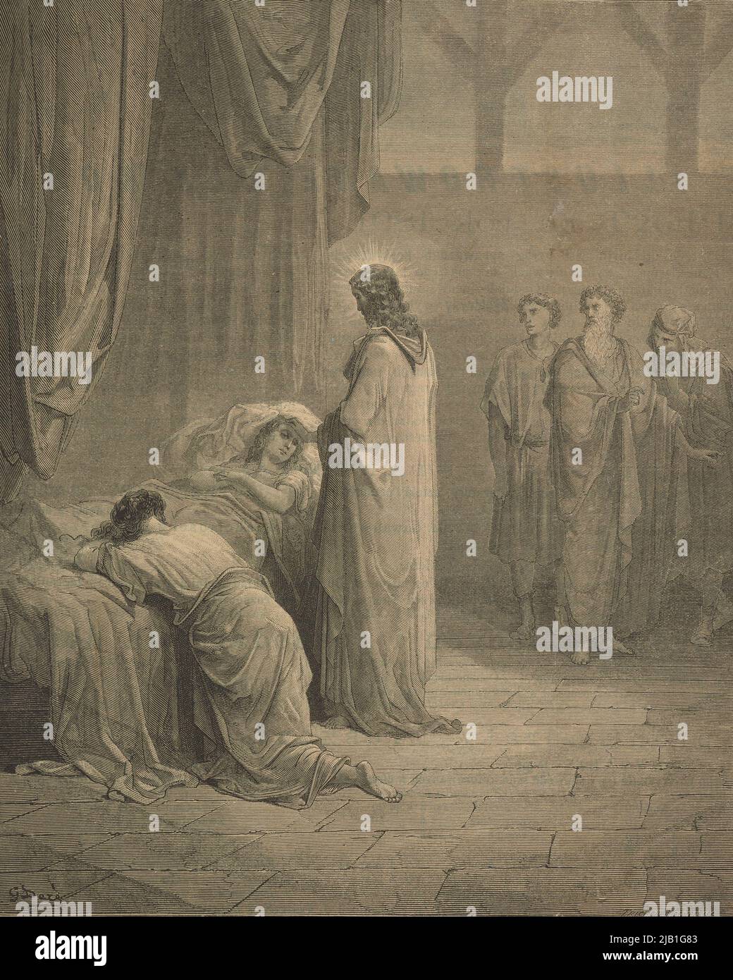 Wszyscy Święci, Augusto (1814 1898), Doré, Paul Gustave (1832 1883) Foto Stock