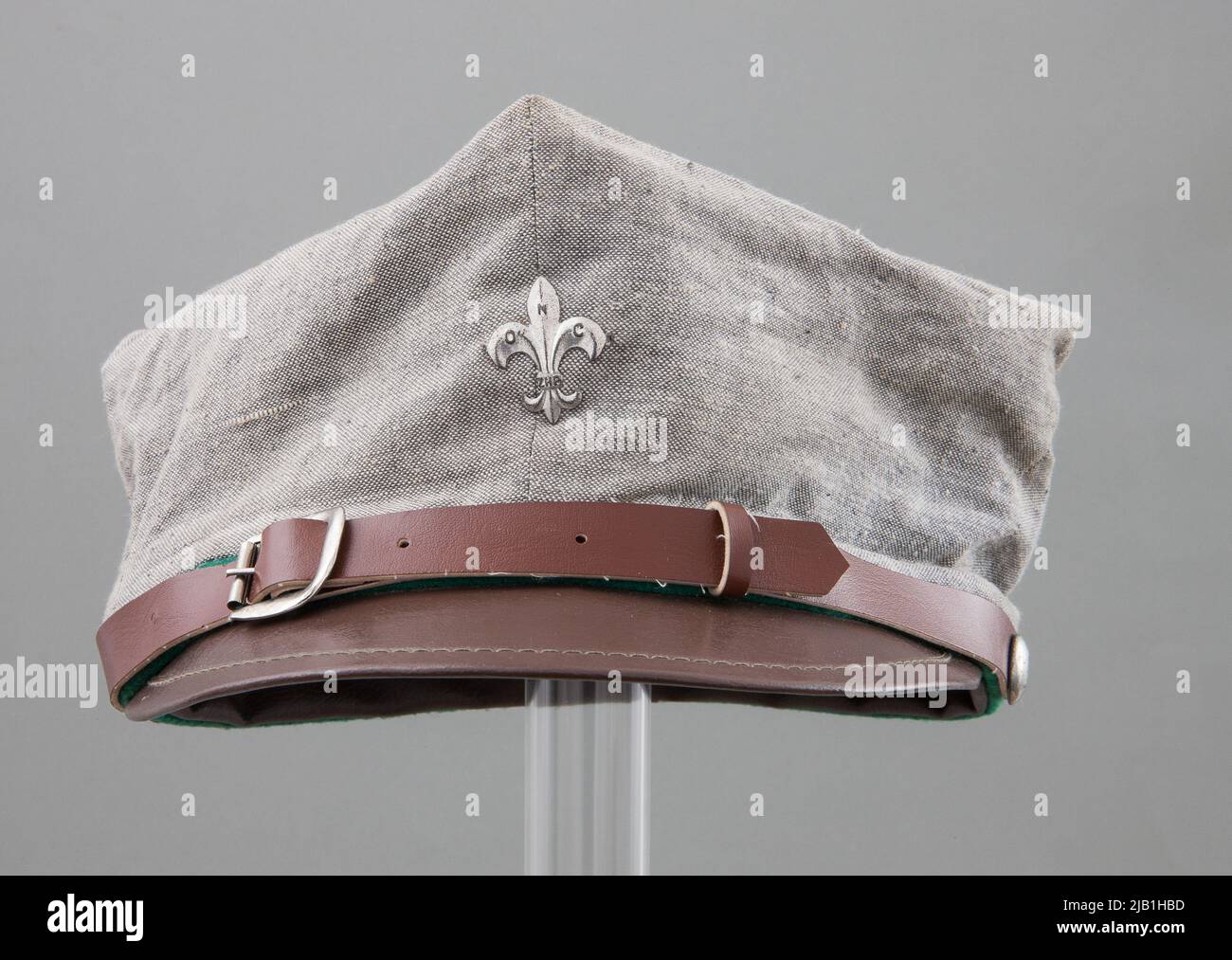 Erborista per un'uniforme scout, Hufiec Wolbrom etichetta sconosciuta Foto Stock