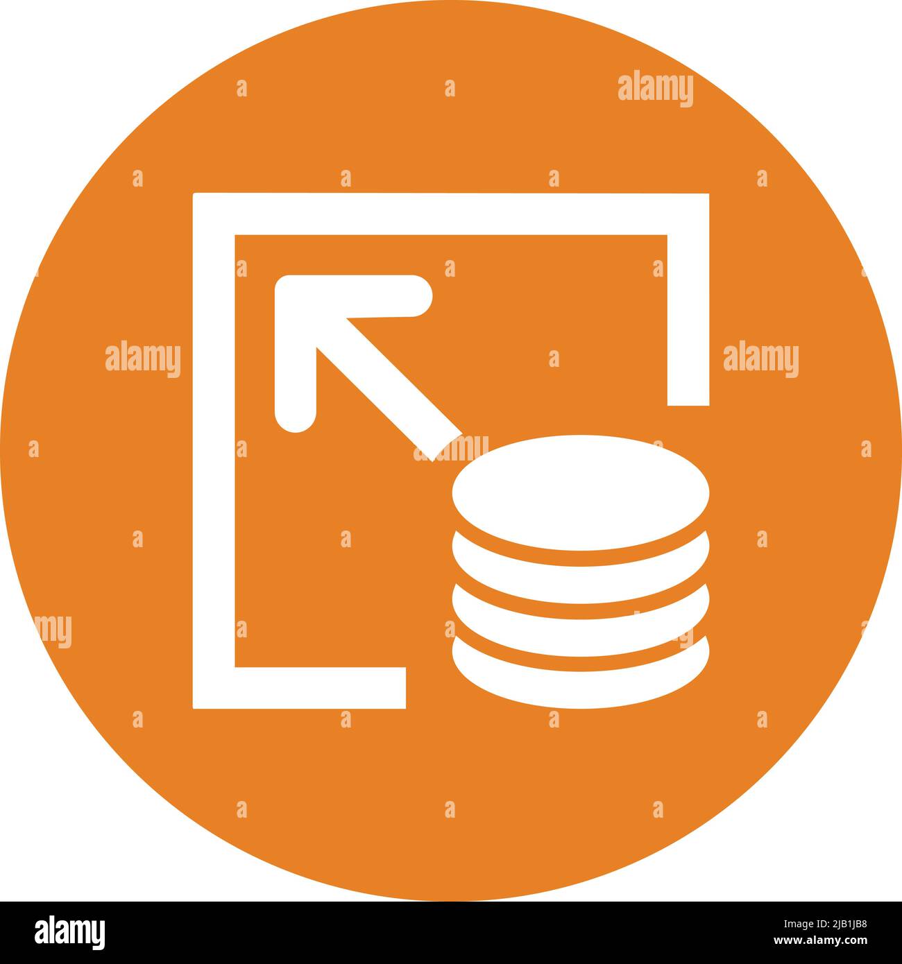 CDN, icona di memorizzazione. EPS vettoriale modificabile. Progettazione meticolosa e vettore semplice ben organizzato. Illustrazione Vettoriale