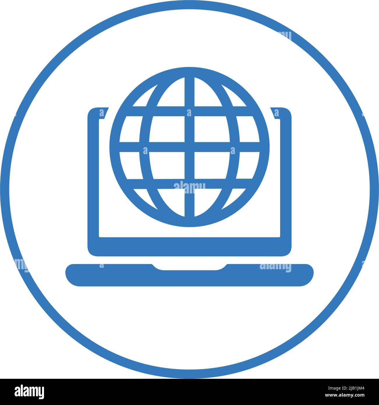 Icona globale, notebook, big data. Vettore semplice ben organizzato e meticolosamente design. Illustrazione Vettoriale