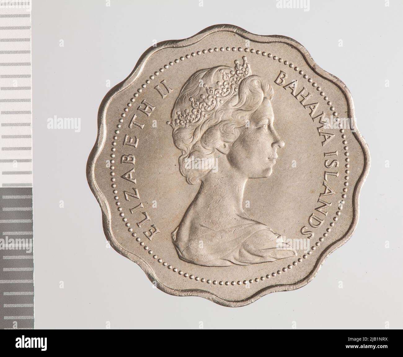 Bahamy (Monarchi di Costitional), Elżbieta II (1952 ), 10 CENTESIMI, 1966 Machin, Arnold (1911 1999), London Mint Foto Stock