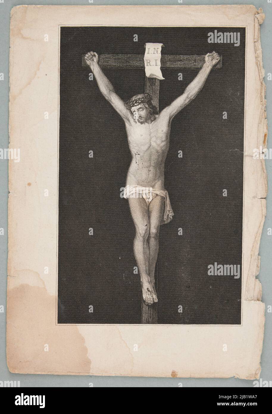 Gesù Cristo appeso sulla croce sconosciuta Foto Stock
