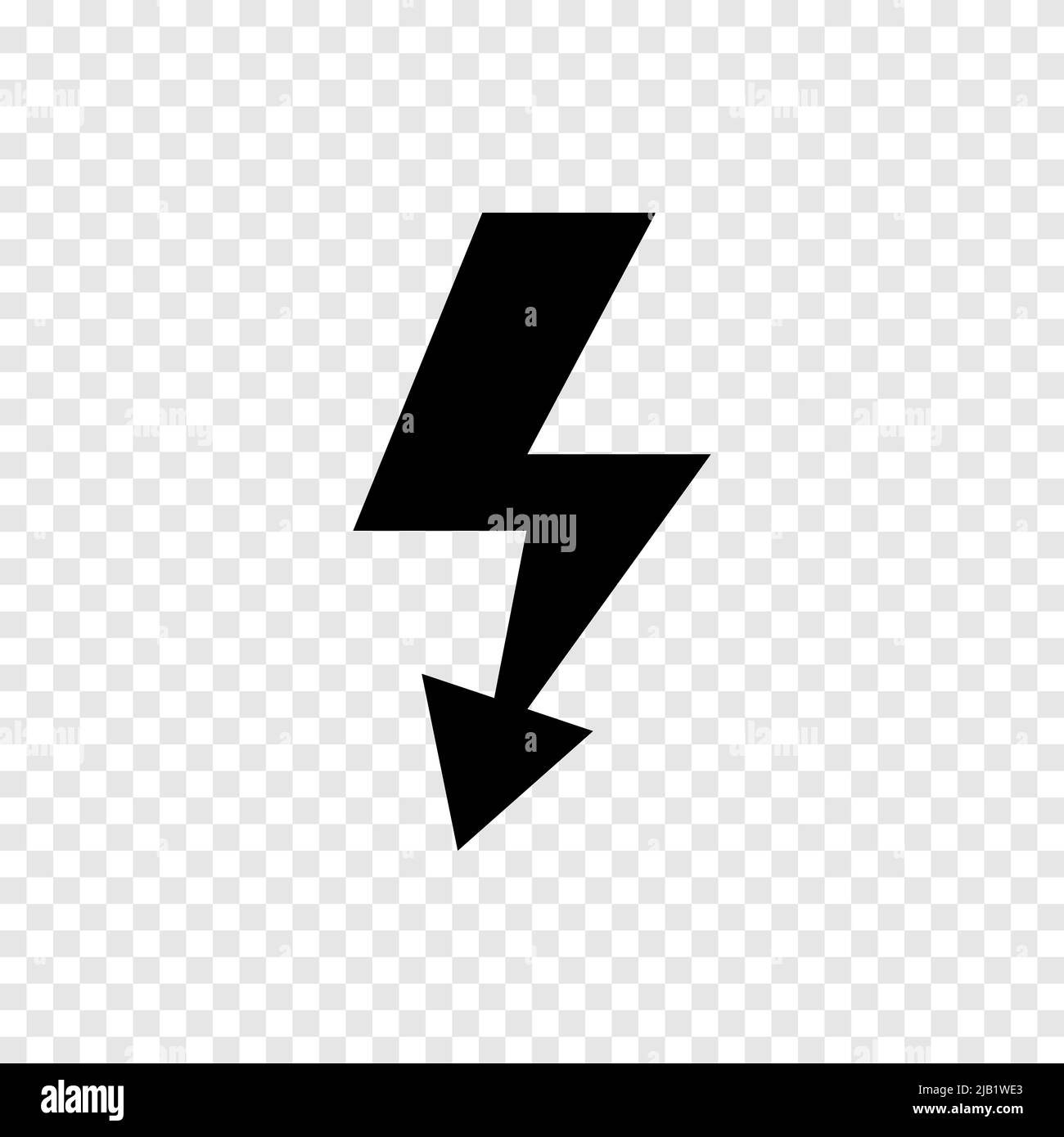Avvertenza simbolo di pericolo design semplice Illustrazione Vettoriale
