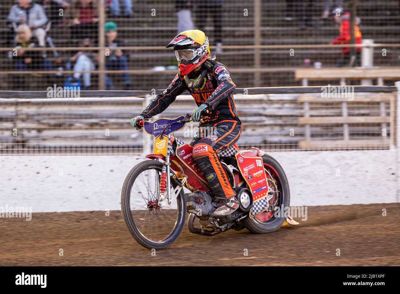 Dred Kemp - Wolverhampton Wolves - pilota di circuito internazionale britannico Foto Stock