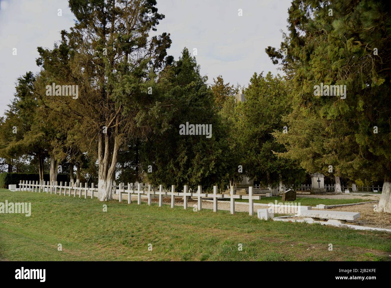 Monumento agli eroi di guerra a Oarba de Mures Foto Stock