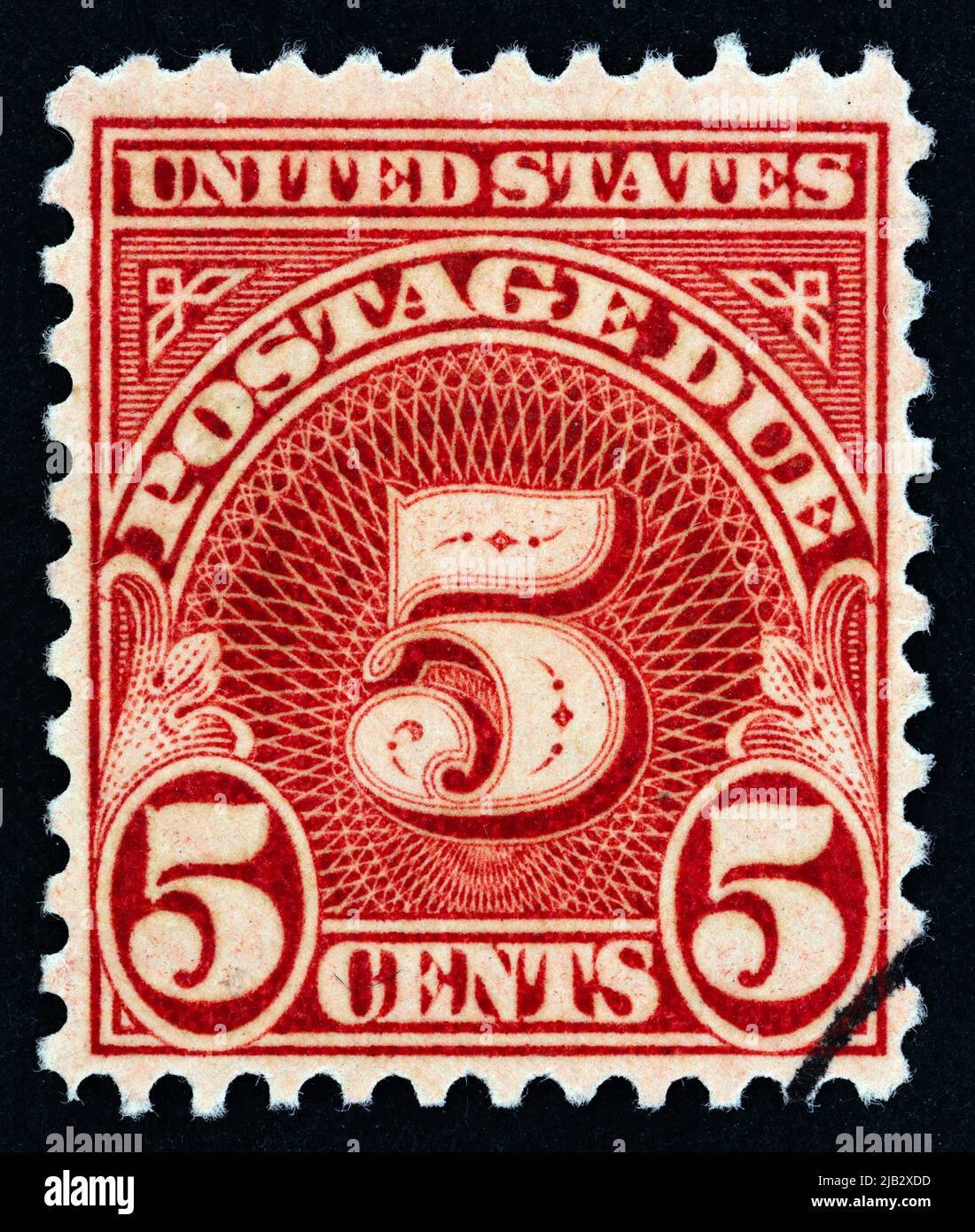 USA - CIRCA 1930: Un francobollo stampato negli USA mostra valore, circa 1930. Foto Stock