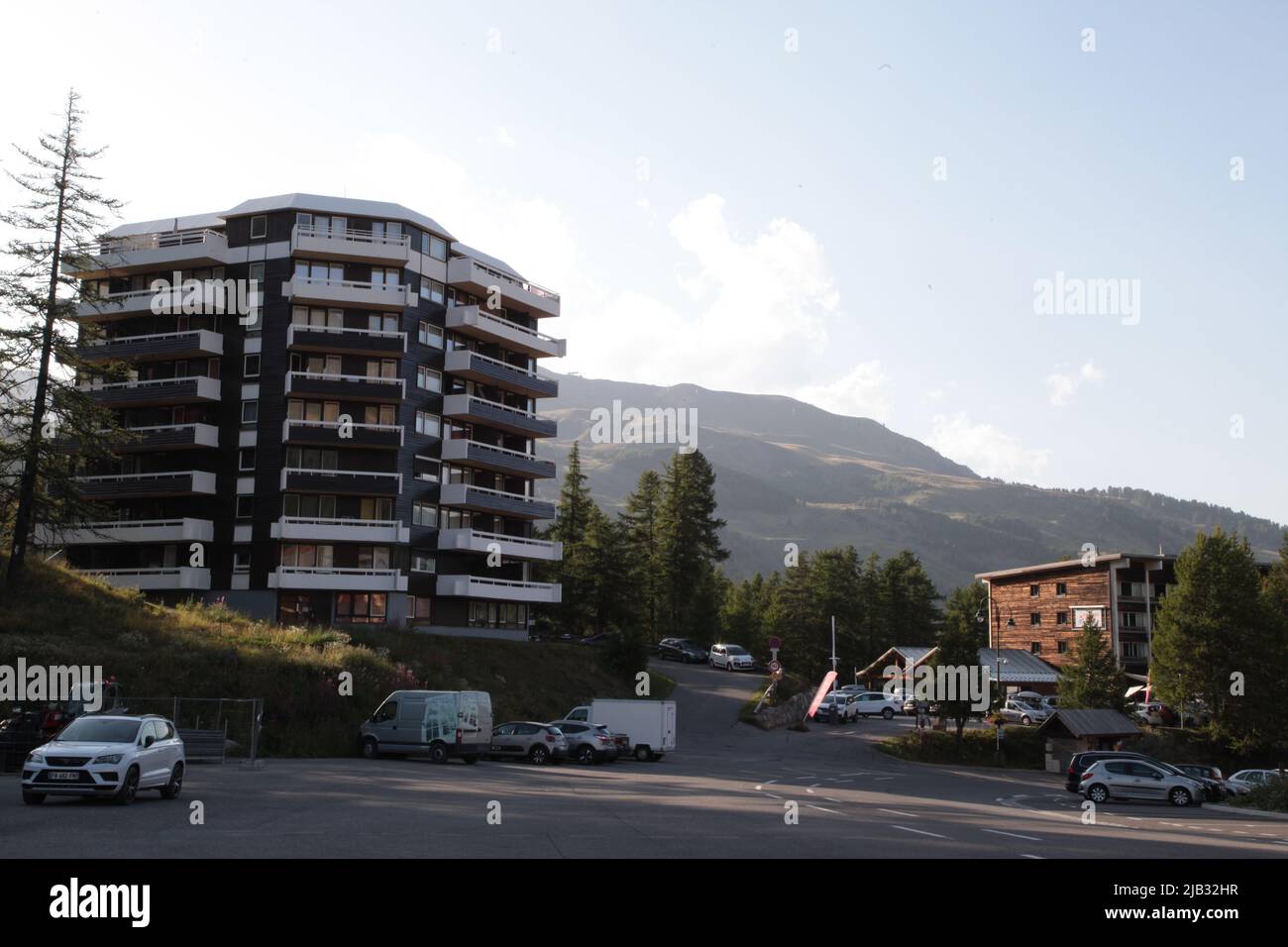 Vars Les Claux, Hautes-Alpes en été Foto Stock