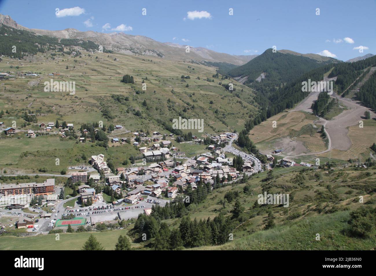 Var Sainte-Marie vue d'en haut Foto Stock