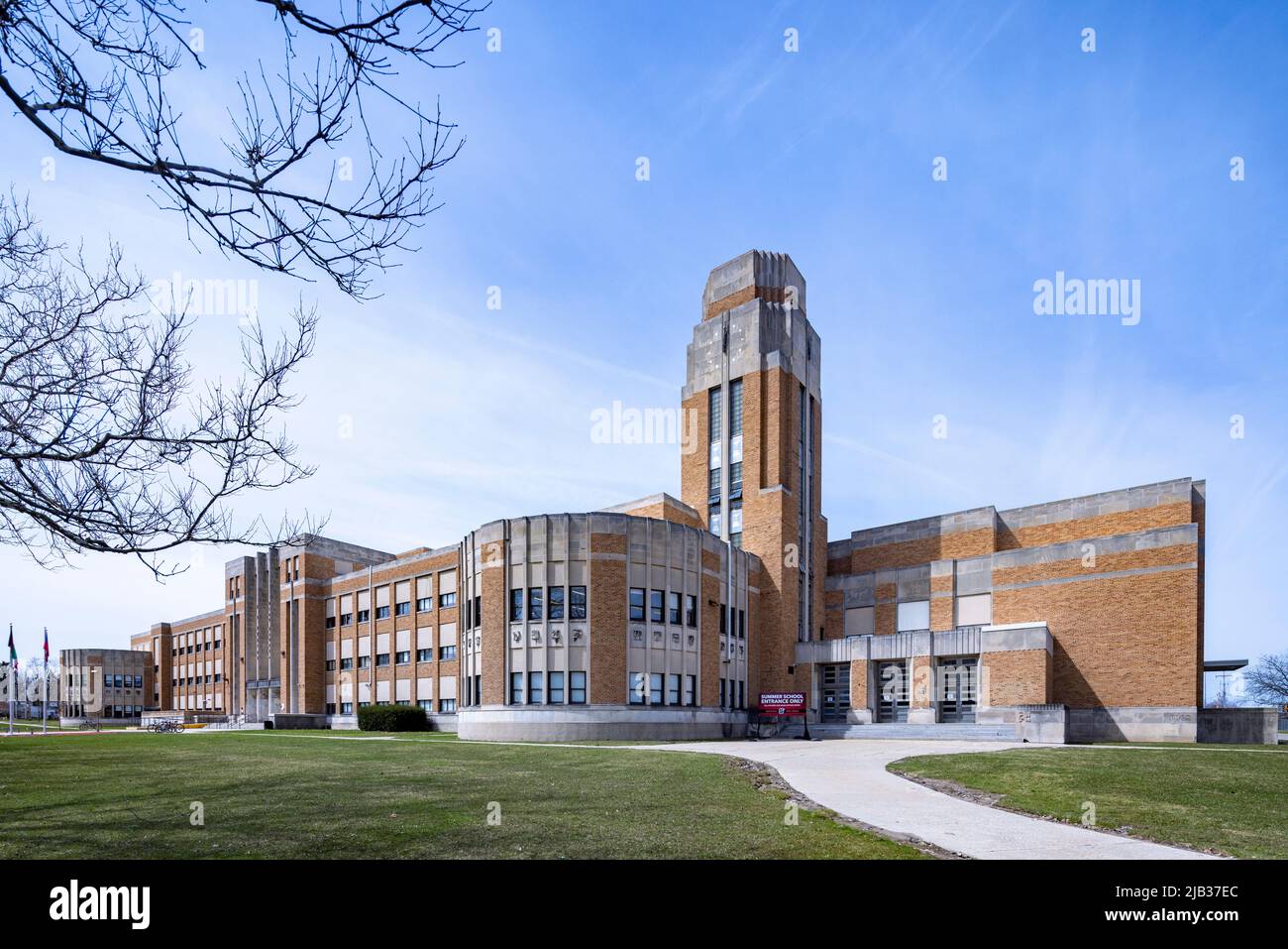 J.W. Sexton High School, Lansing, Michigan, USA Foto Stock