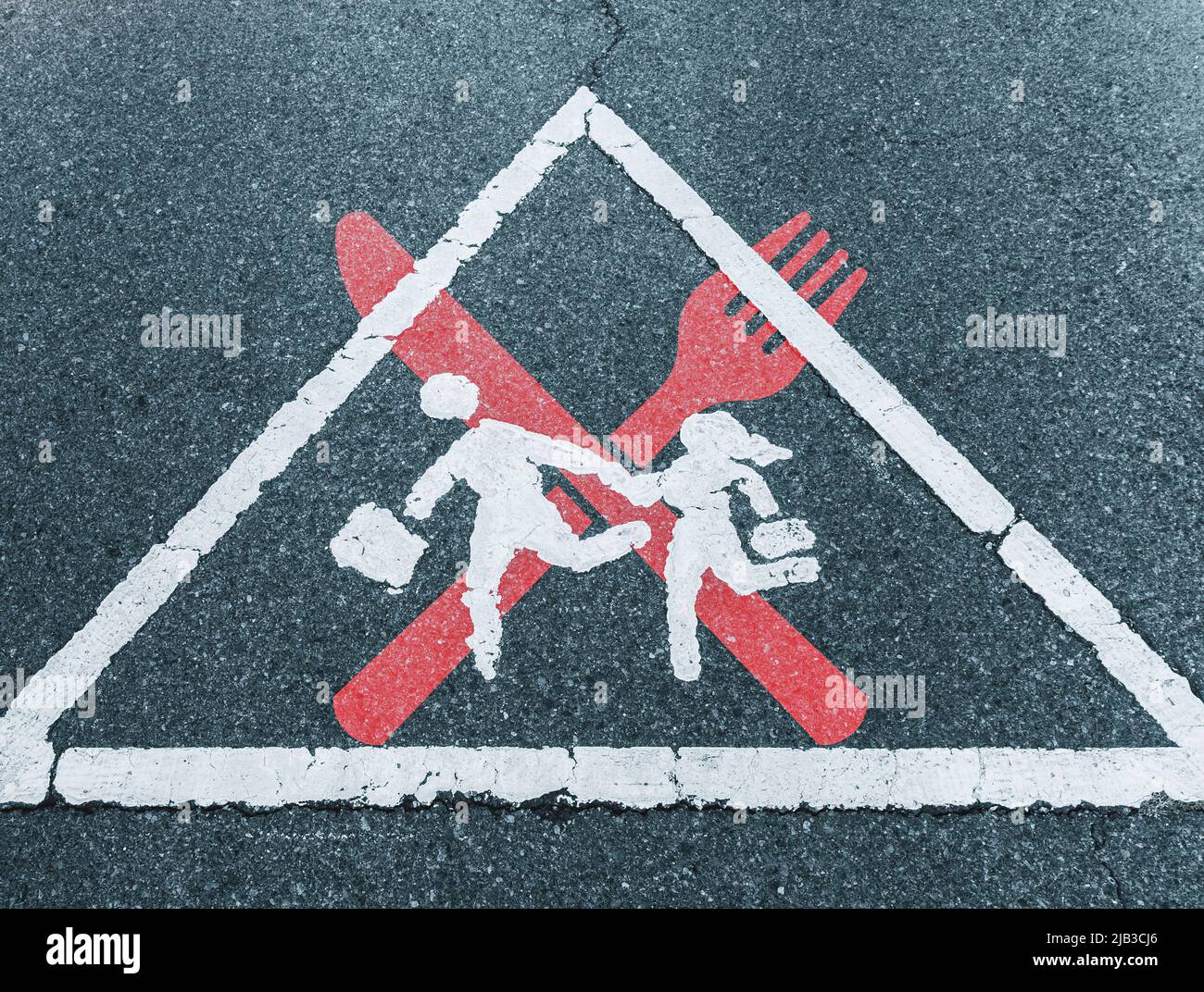 Immagine di concetto gratuita dei pasti scolastici. REGNO UNITO Foto Stock