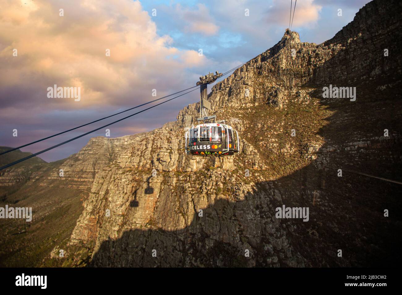La Cabinovia di Table Mountain Foto Stock